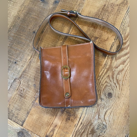 Patricia Nash Handbags - Patricia Nash Heritage Venezia Slender Crossbody Purse, Cognac